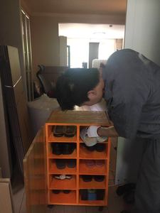 鞋子裝箱
